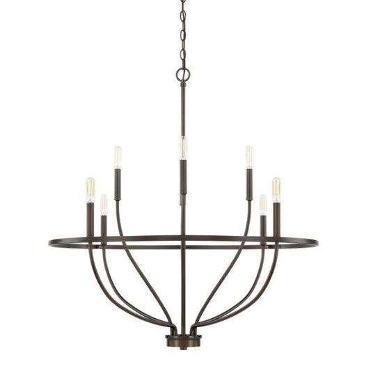 Maxwell Crystal Chandelier - Elegant Design with Adjustable Height