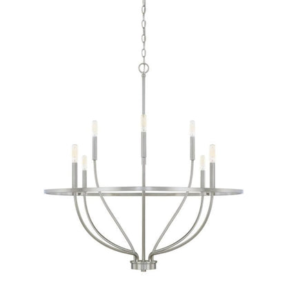 Maxwell Crystal Chandelier - Elegant Design with Adjustable Height
