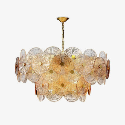 Aster Crystal Chandelier - Elegant Design with Adjustable Height & LED
