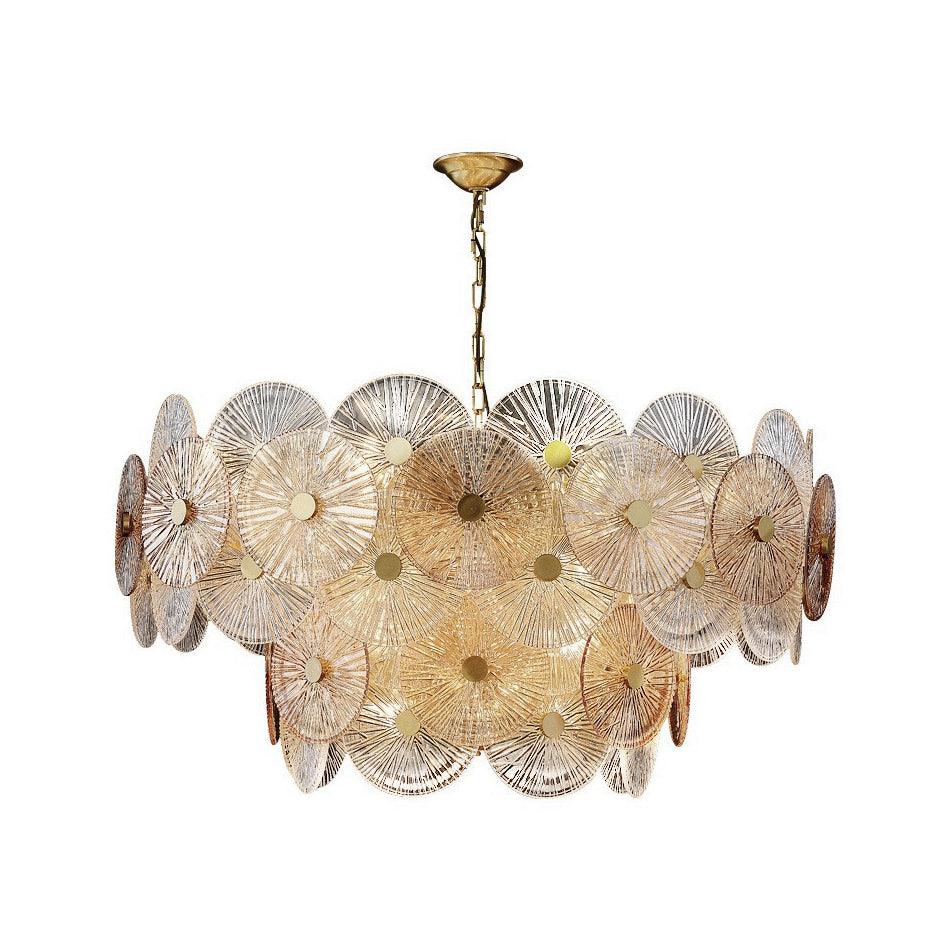 Aster Crystal Chandelier - Elegant Design with Adjustable Height & LED