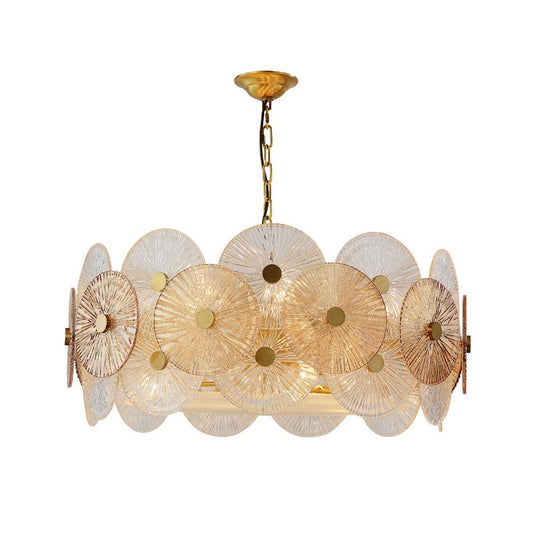 Aster Crystal Chandelier - Elegant Design with Adjustable Height & LED