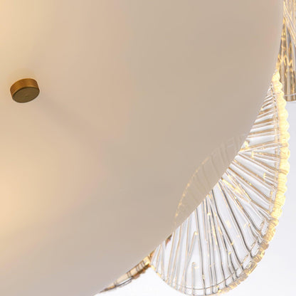 Aster Crystal Chandelier - Elegant Design with Adjustable Height & LED