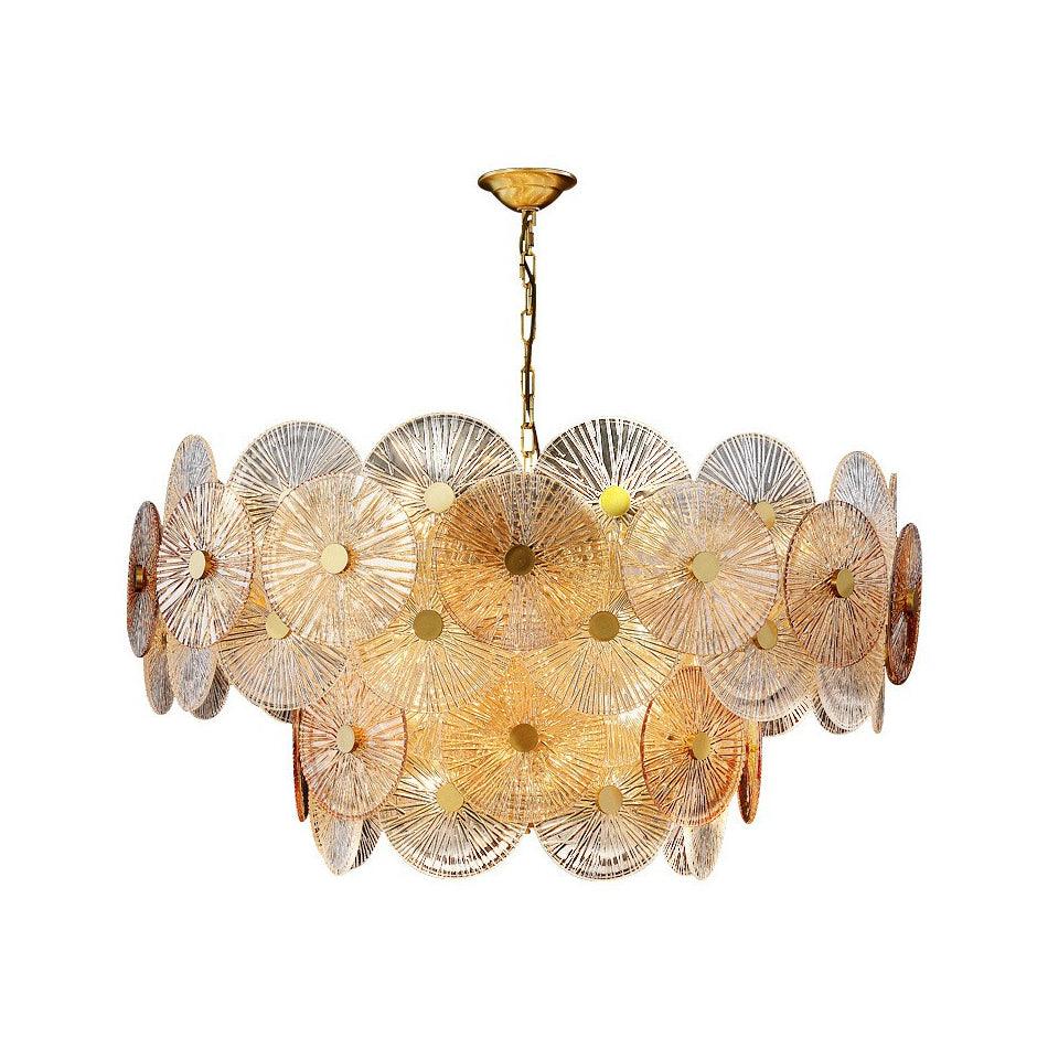Aster Crystal Chandelier - Elegant Design with Adjustable Height & LED