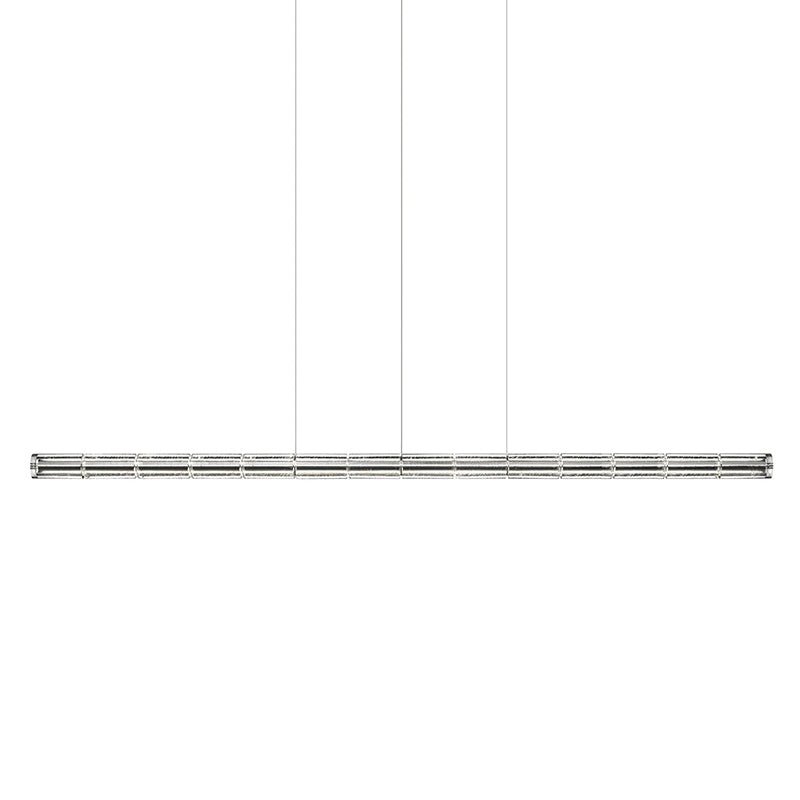 Mcdade Segmented Glass Chandelier - Elegant Design, Adjustable Height