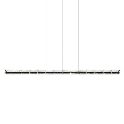 Mcdade Segmented Glass Chandelier - Elegant Design, Adjustable Height