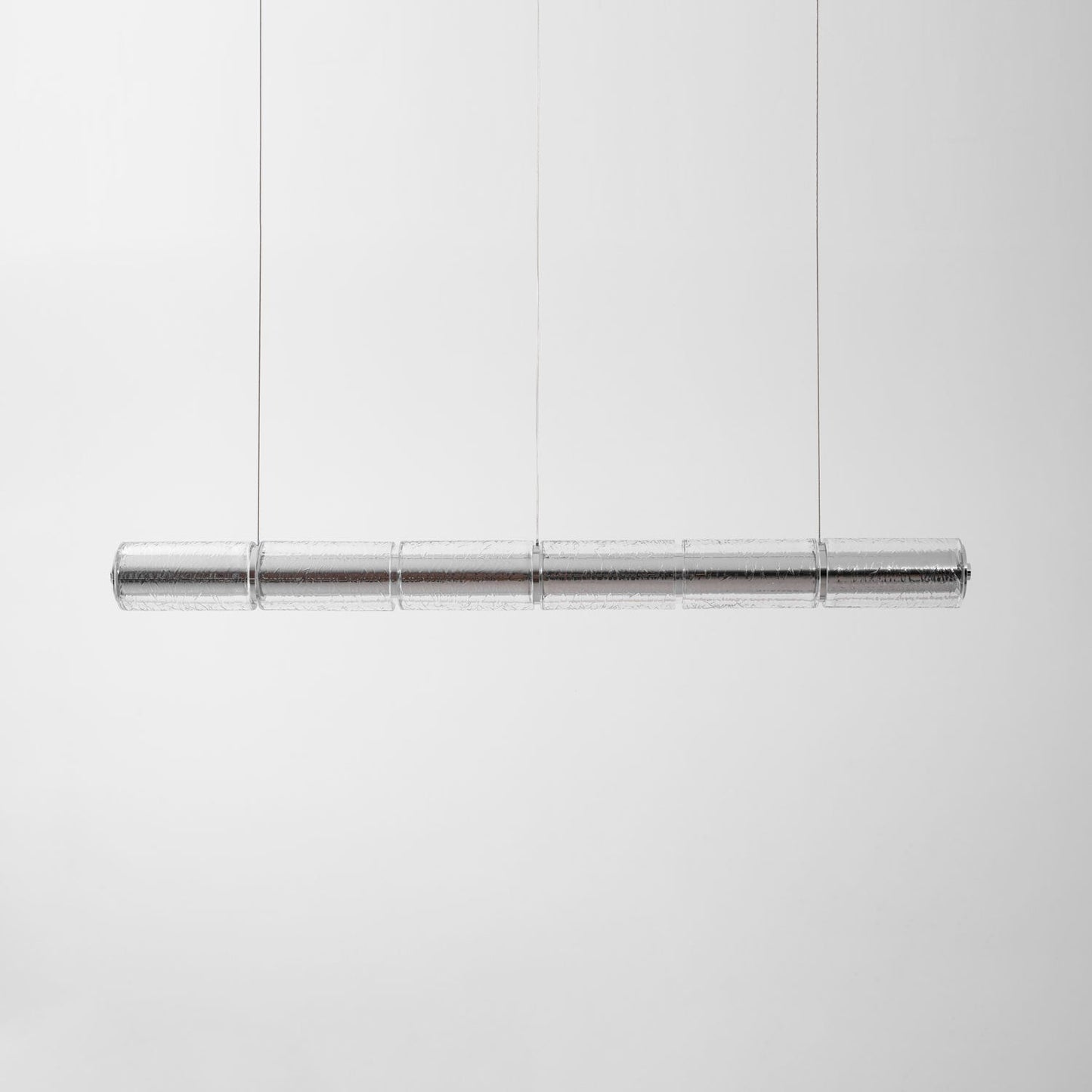 Mcdade Segmented Glass Chandelier - Elegant Design, Adjustable Height