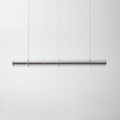 Mcdade Segmented Glass Chandelier - Elegant Design, Adjustable Height