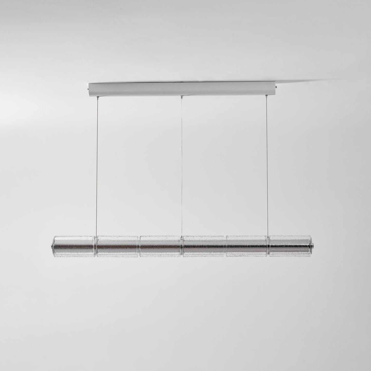 Mcdade Segmented Glass Chandelier - Elegant Design, Adjustable Height