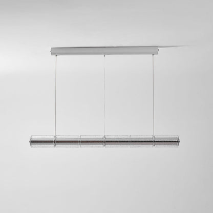 Mcdade Segmented Glass Chandelier - Elegant Design, Adjustable Height