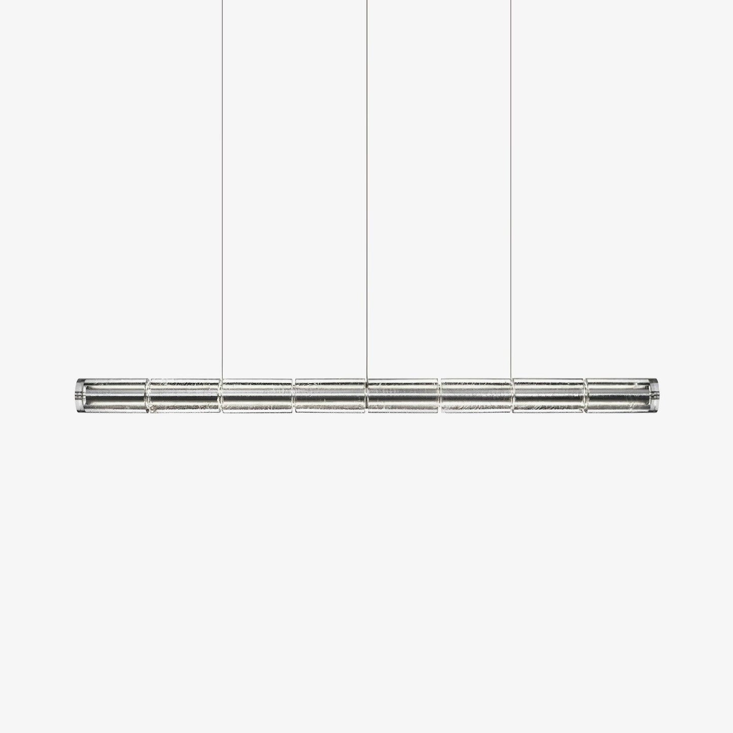 Mcdade Segmented Glass Chandelier - Elegant Design, Adjustable Height