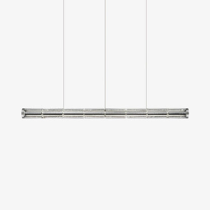 Mcdade Segmented Glass Chandelier - Elegant Design, Adjustable Height