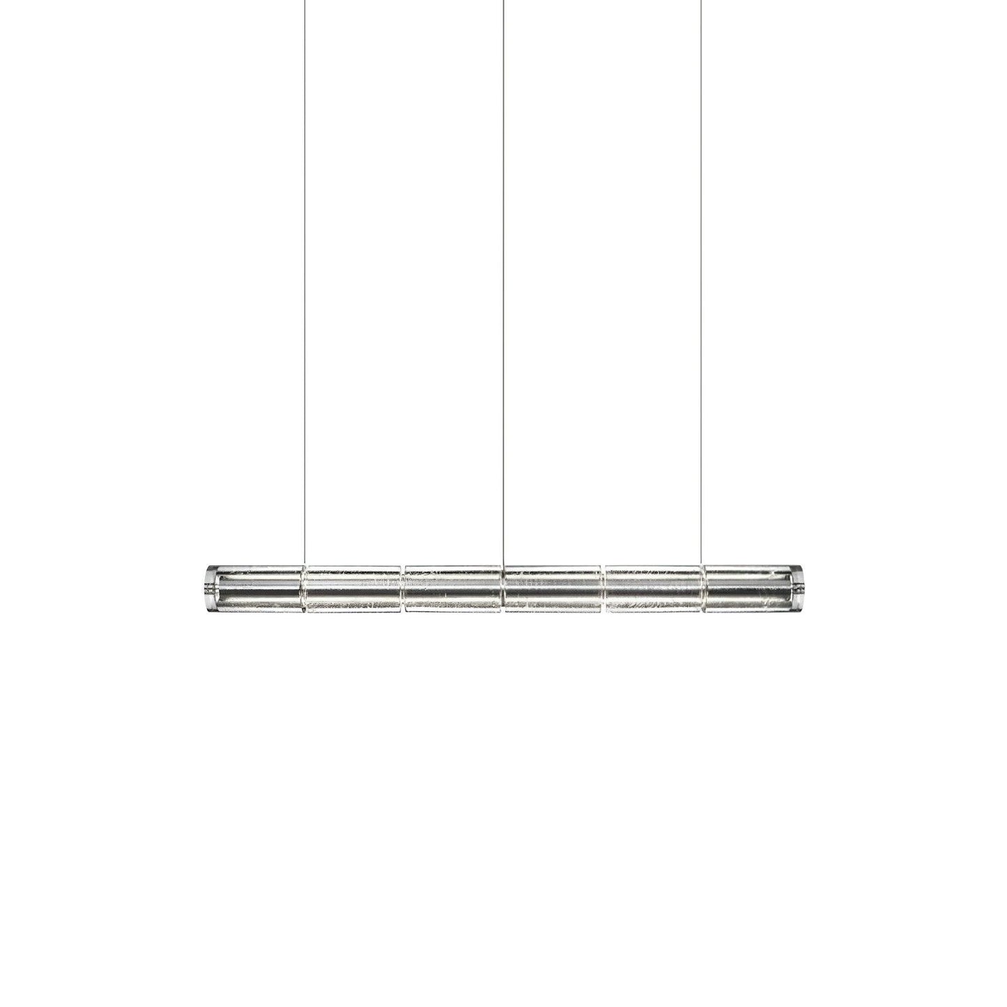 Mcdade Segmented Glass Chandelier - Elegant Design, Adjustable Height