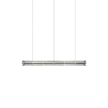 Mcdade Segmented Glass Chandelier - Elegant Design, Adjustable Height