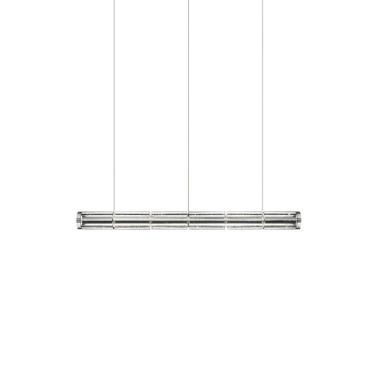 Mcdade Segmented Glass Chandelier - Elegant Design, Adjustable Height