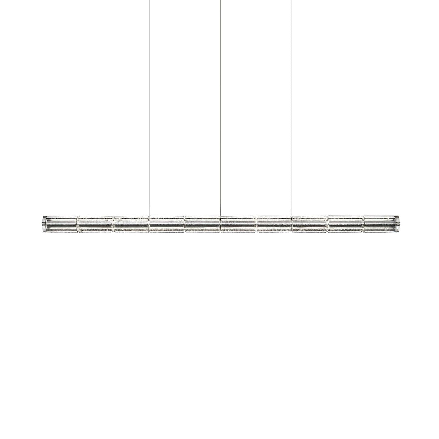 Mcdade Segmented Glass Chandelier - Elegant Design, Adjustable Height