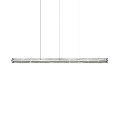 Mcdade Segmented Glass Chandelier - Elegant Design, Adjustable Height
