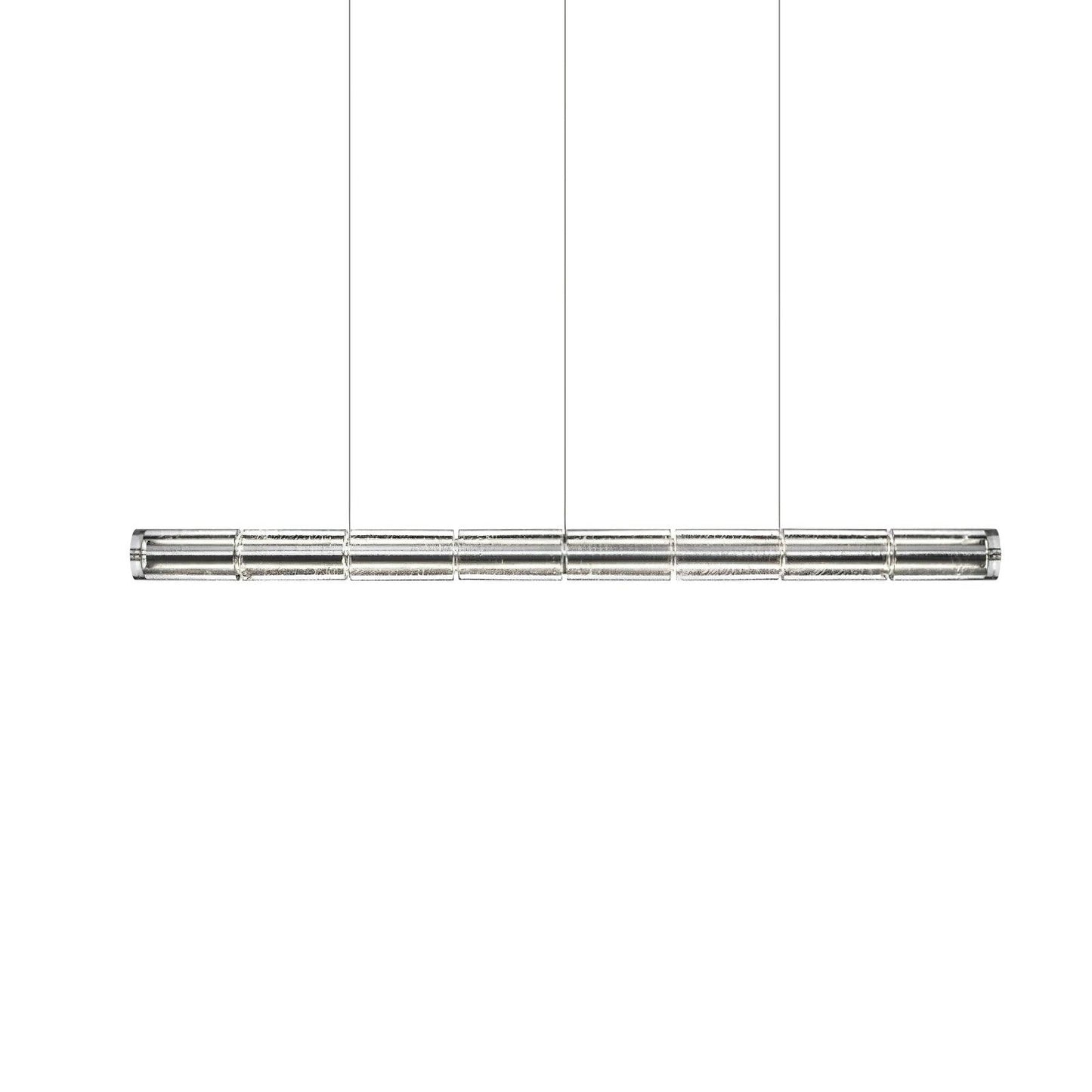 Mcdade Segmented Glass Chandelier - Elegant Design, Adjustable Height