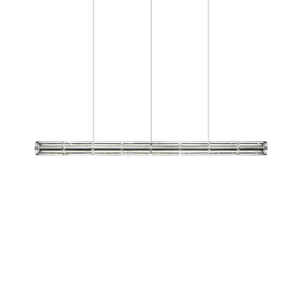 Mcdade Segmented Glass Chandelier - Elegant Design, Adjustable Height