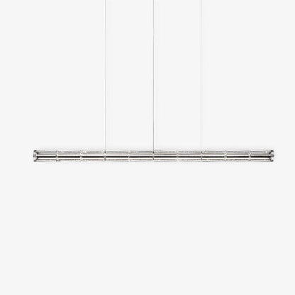 Mcdade Segmented Glass Chandelier - Elegant Design, Adjustable Height