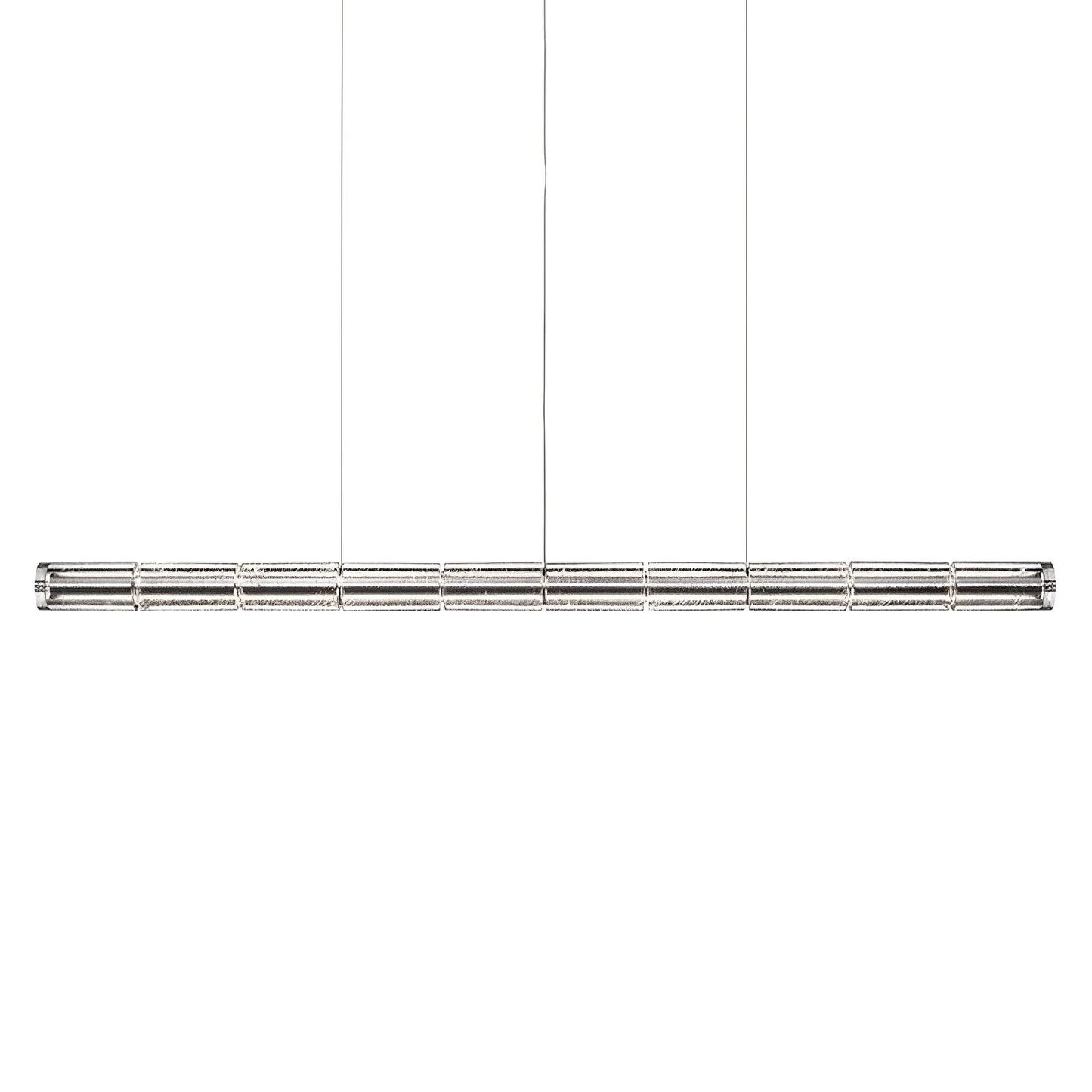Mcdade Segmented Glass Chandelier - Elegant Design, Adjustable Height