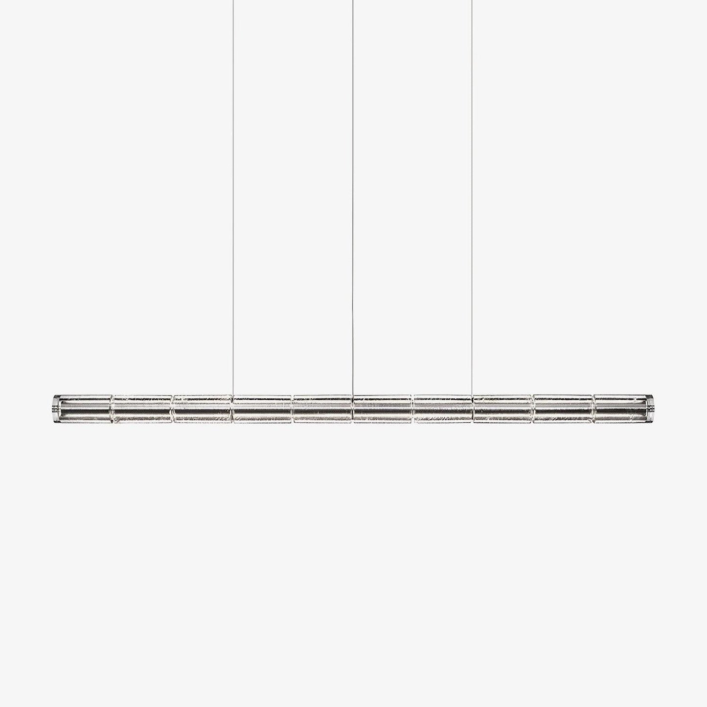 Mcdade Segmented Glass Chandelier - Elegant Design, Adjustable Height