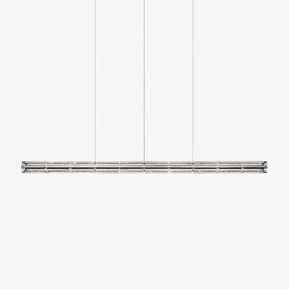 Mcdade Segmented Glass Chandelier - Elegant Design, Adjustable Height