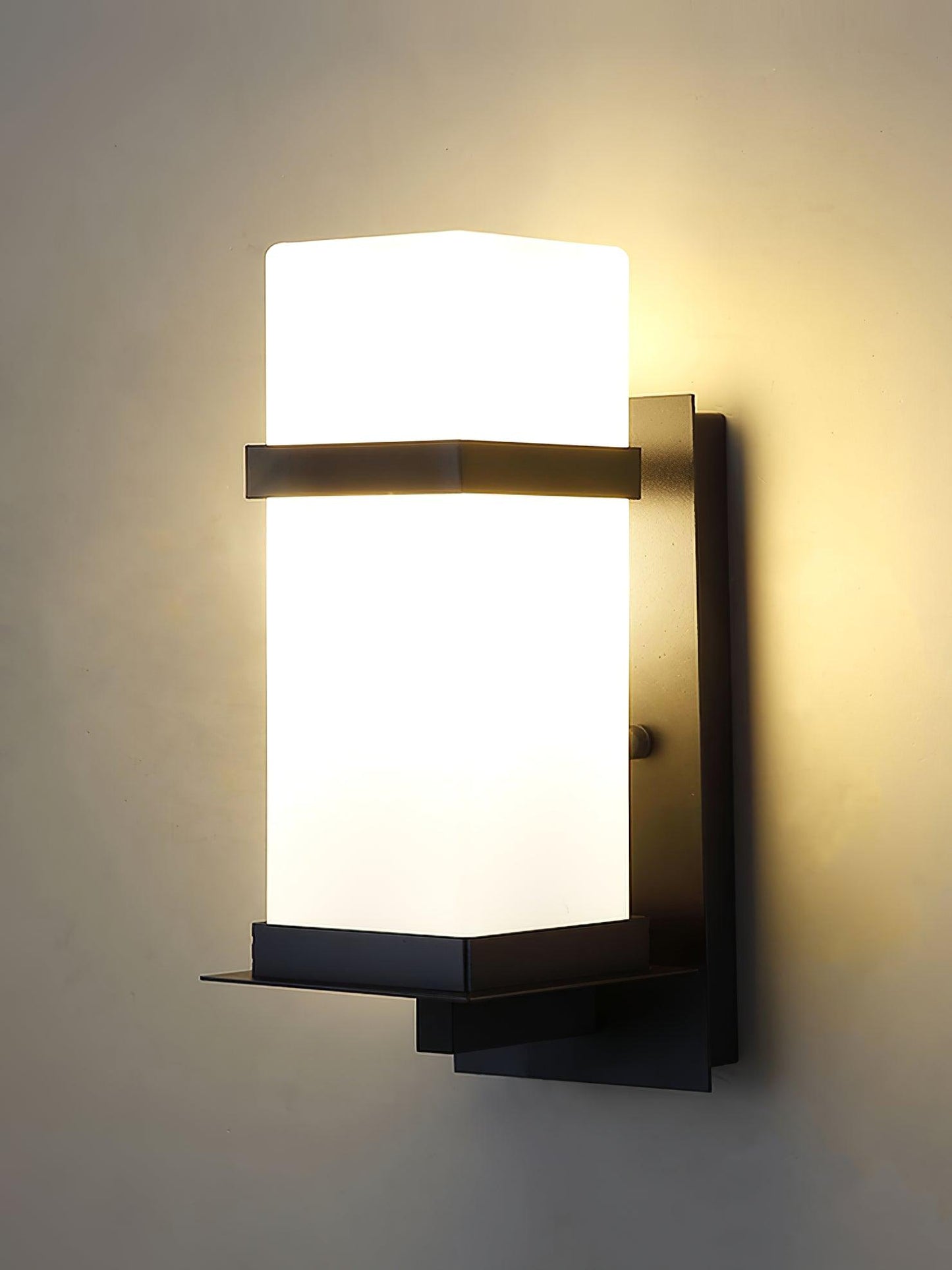 Mcdade Outdoor Wall Light - Solar-Powered, Waterproof Design