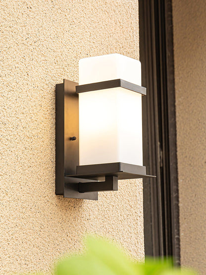 Mcdade Outdoor Wall Light - Solar-Powered, Waterproof Design