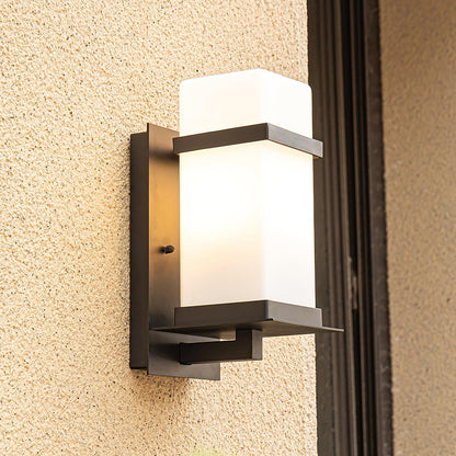 Mcdade Outdoor Wall Light - Solar-Powered, Waterproof Design