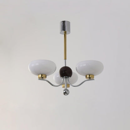 Gothic Glass Bowl Chandelier - Elegant Design with Adjustable Height