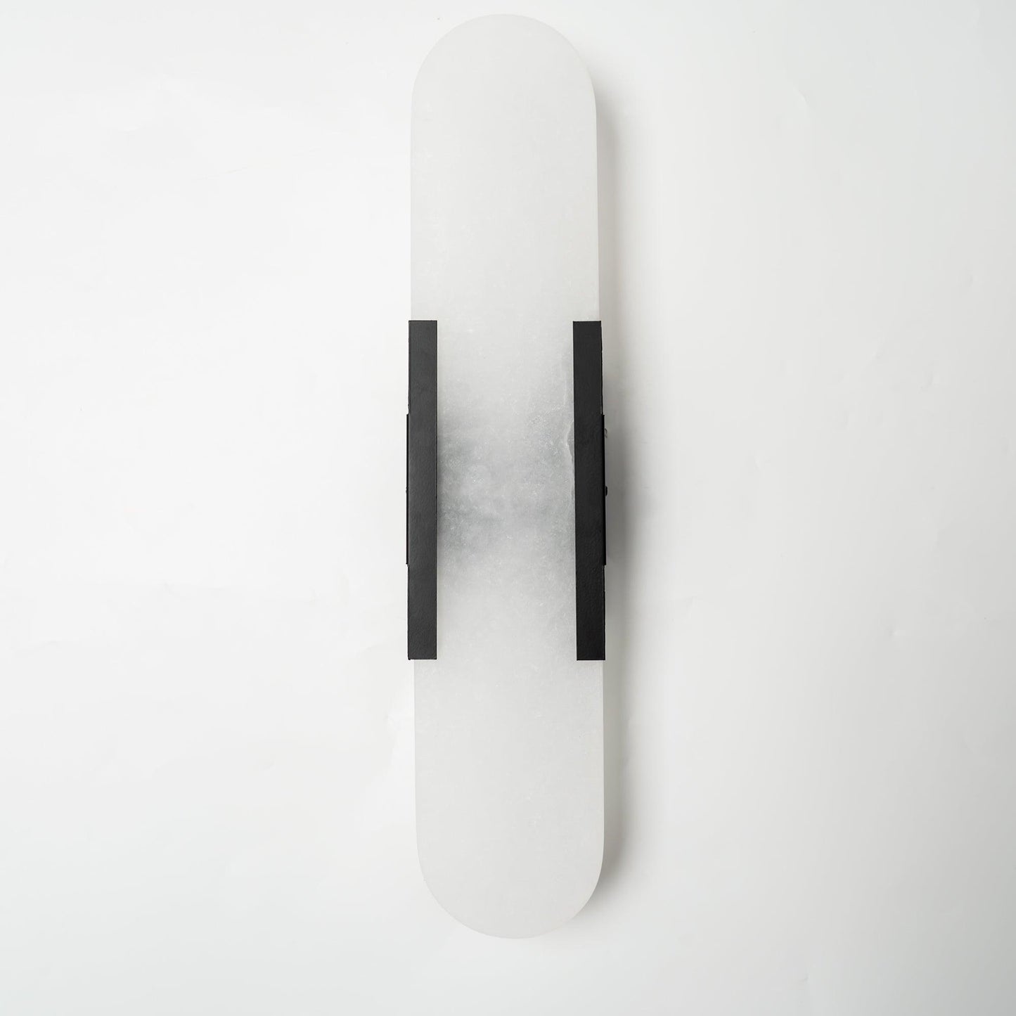 Oblong Alabaster Wall Sconce - Elegant Design, Soft Ambient Lighting