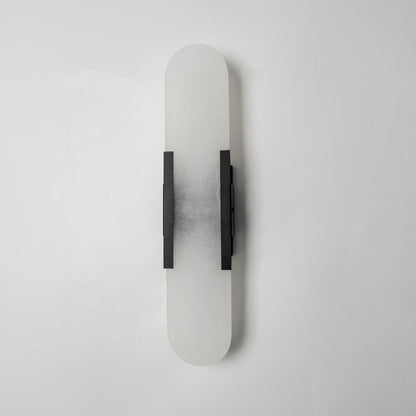 Oblong Alabaster Wall Sconce - Elegant Design, Soft Ambient Lighting