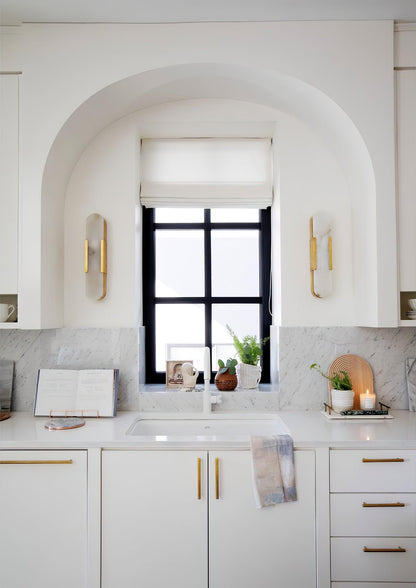 Oblong Alabaster Wall Sconce - Elegant Design, Soft Ambient Lighting