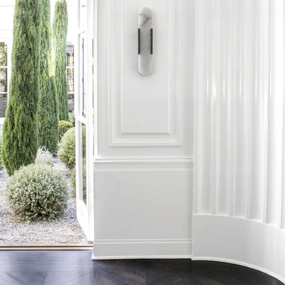 Oblong Alabaster Wall Sconce - Elegant Design, Soft Ambient Lighting