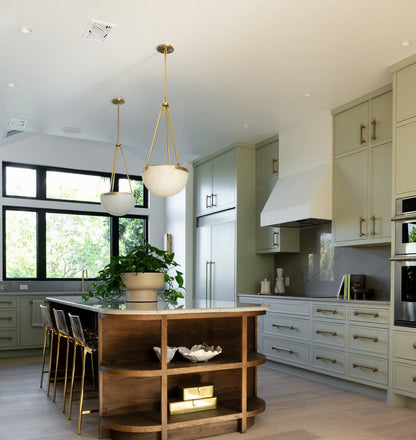 Istar Alabaster Chandelier - Elegant Lighting with Adjustable Brightne