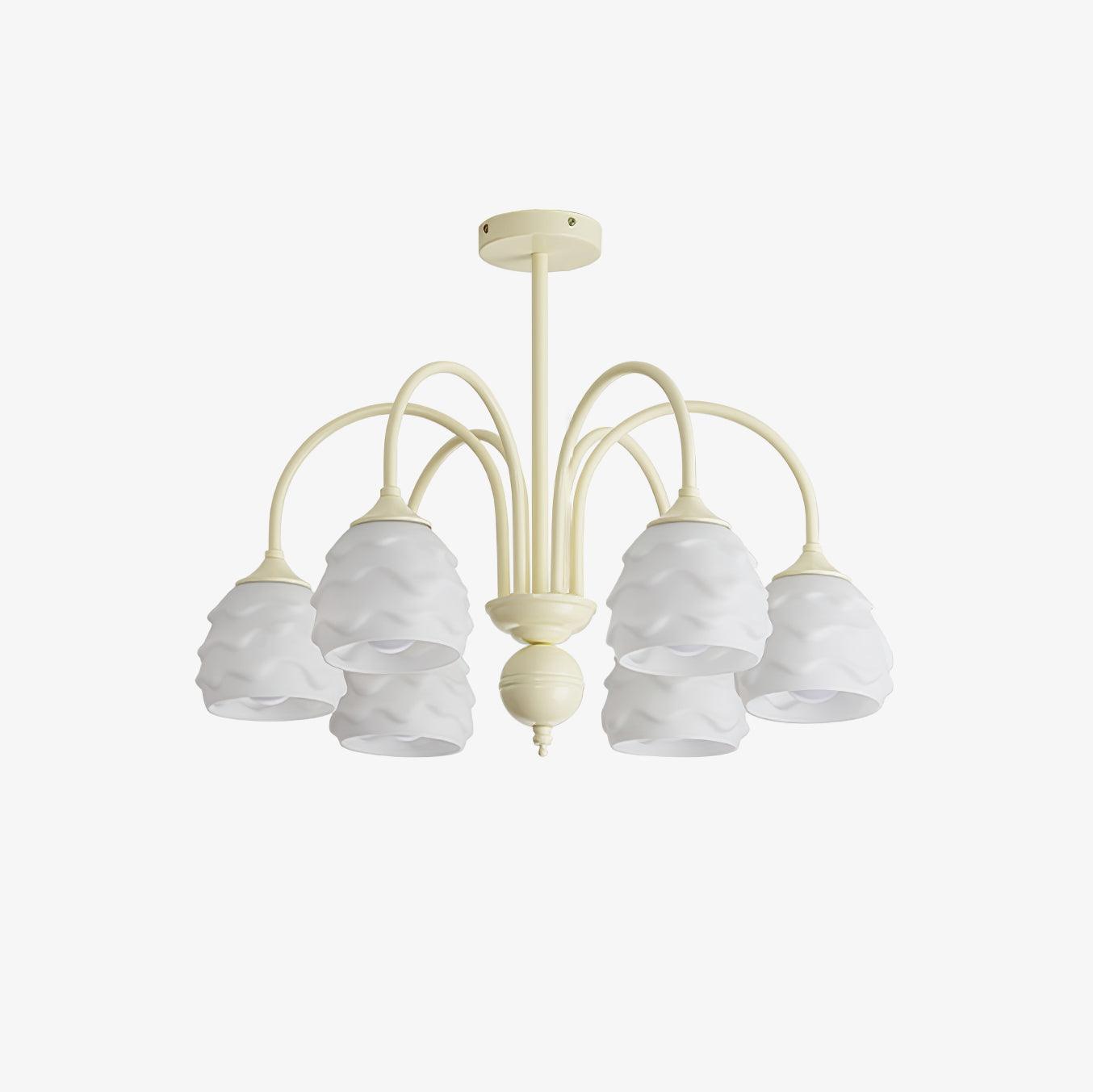 Melting Ice Cream Chandelier - Unique Design, LED Lighting, Adjustable