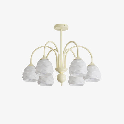 Melting Ice Cream Chandelier - Unique Design, LED Lighting, Adjustable