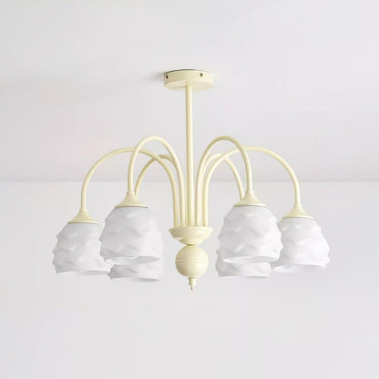 Melting Ice Cream Chandelier - Unique Design, LED Lighting, Adjustable