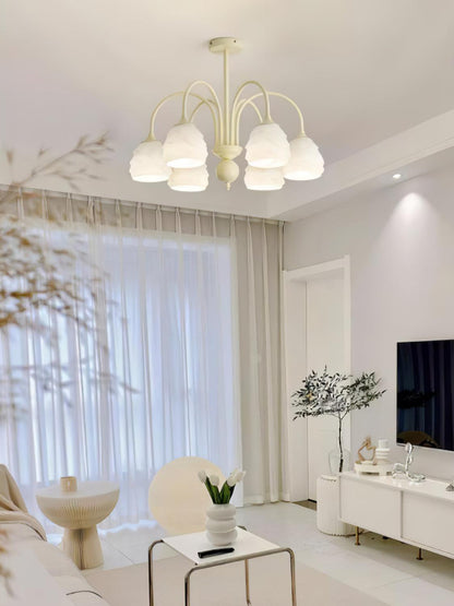 Melting Ice Cream Chandelier - Unique Design, LED Lighting, Adjustable