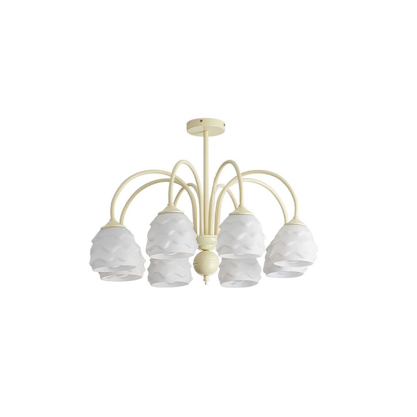 Melting Ice Cream Chandelier - Unique Design, LED Lighting, Adjustable