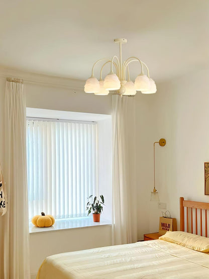 Melting Ice Cream Chandelier - Unique Design, LED Lighting, Adjustable