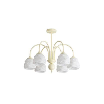 Melting Ice Cream Chandelier - Unique Design, LED Lighting, Adjustable