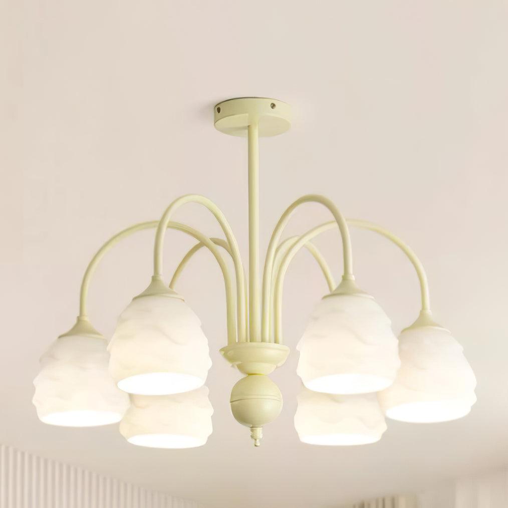 Melting Ice Cream Chandelier - Unique Design, LED Lighting, Adjustable