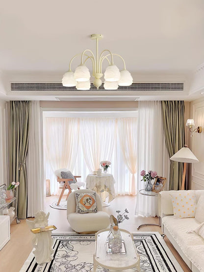Melting Ice Cream Chandelier - Unique Design, LED Lighting, Adjustable