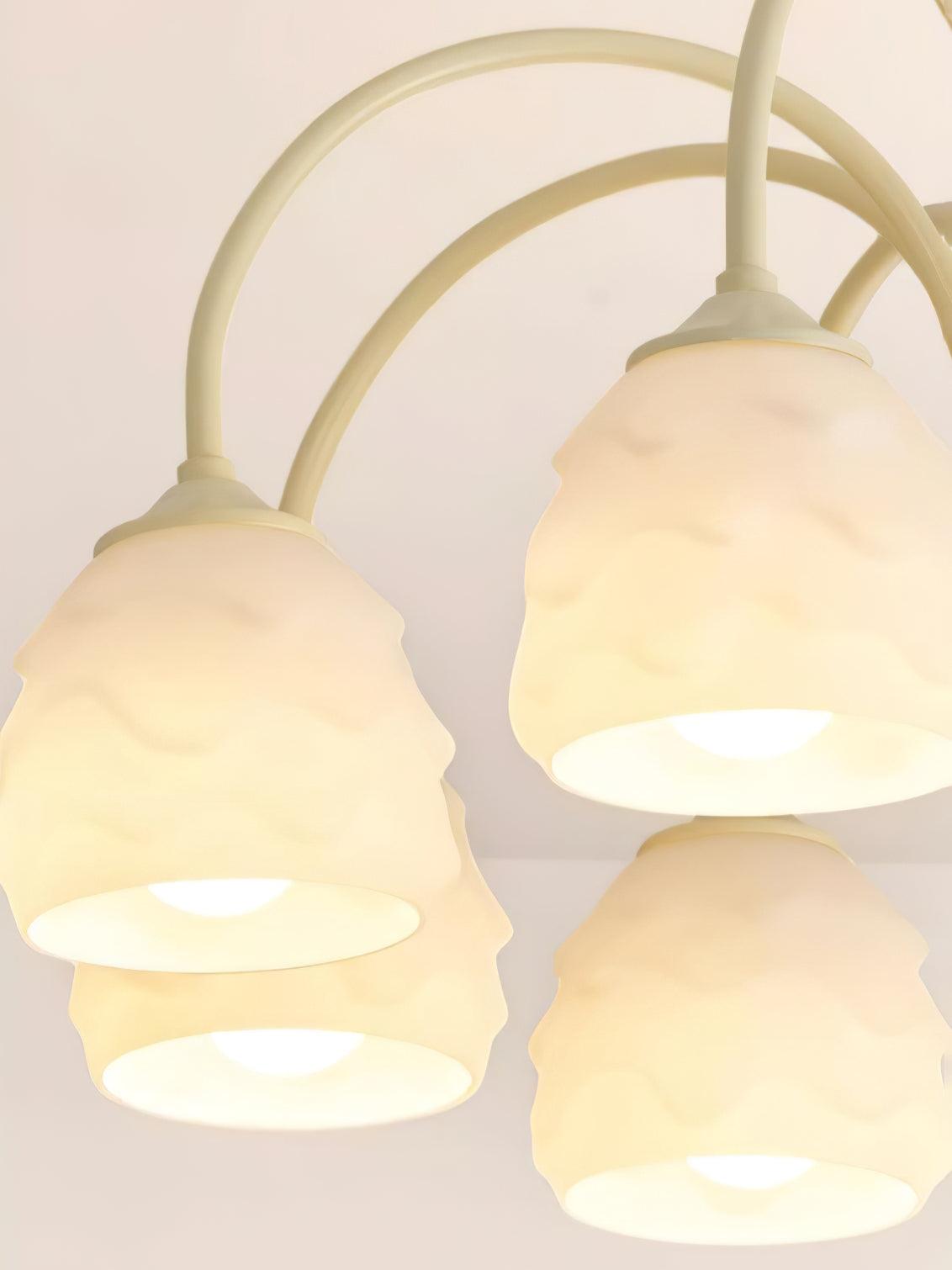 Melting Ice Cream Chandelier - Unique Design, LED Lighting, Adjustable