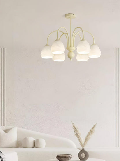 Melting Ice Cream Chandelier - Unique Design, LED Lighting, Adjustable