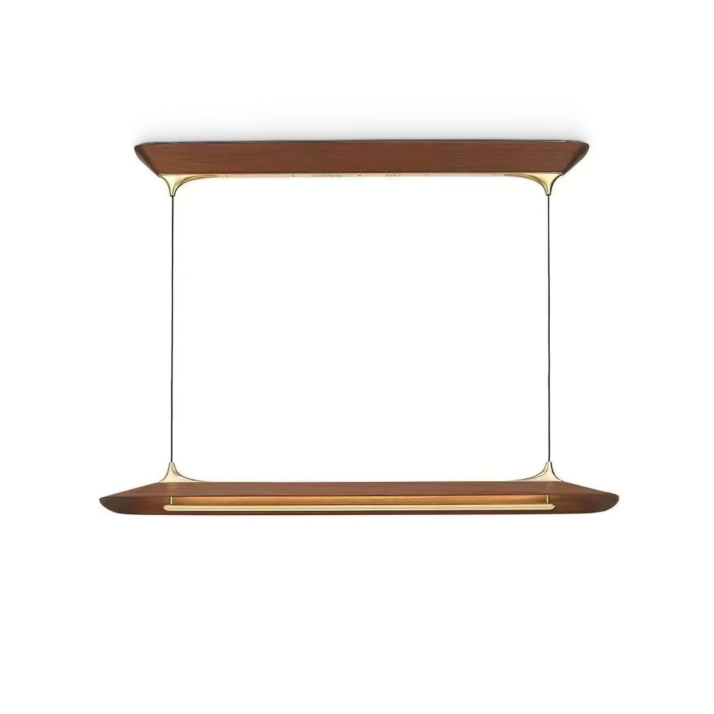 Mernoe Wooden Chandelier - Elegant Design with Adjustable Height & LED