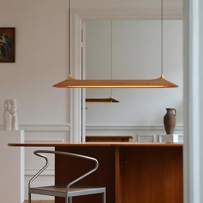 Mernoe Wooden Chandelier - Elegant Design with Adjustable Height & LED