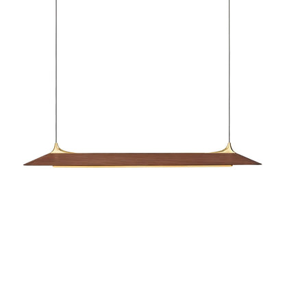 Mernoe Wooden Chandelier - Elegant Design with Adjustable Height & LED