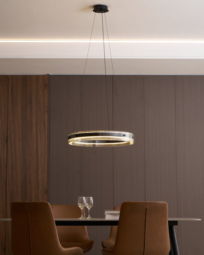 Merope Chandelier - Elegant Crystal Design with Adjustable Brightness